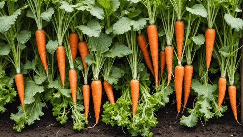 découvrez les meilleures astuces pour augmenter la productivité de votre potager de carottes et obtenir des récoltes abondantes en un temps record !
