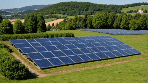 découvrez le premier cimetière photovoltaïque de france, fournissant de l'énergie propre à 4 000 résidents